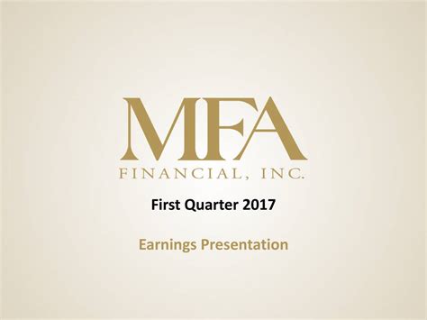 MFA Financial: Q1 Earnings Snapshot